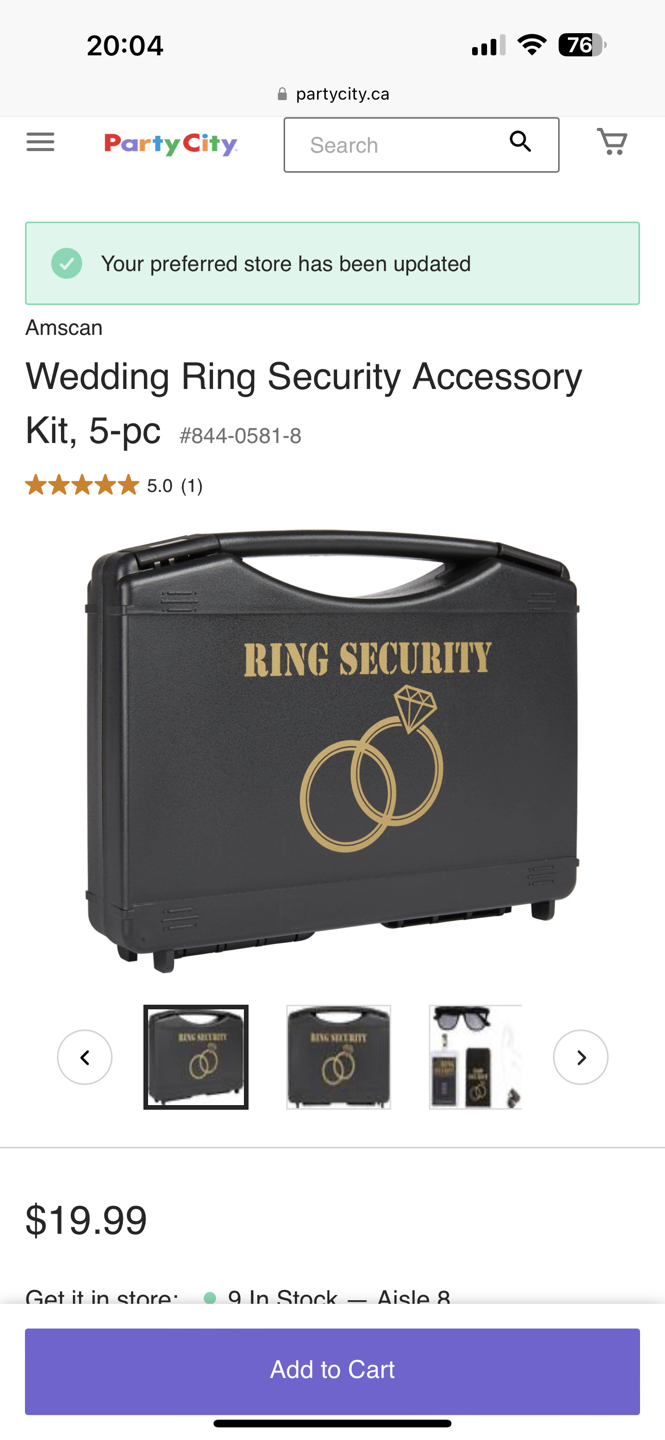 Wedding ring security x2
