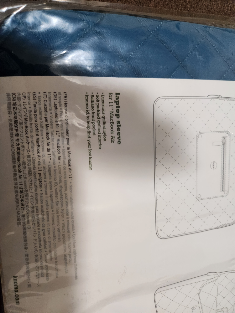 Brand New In packing Knomo 11 inch Laptop Sleeve - photo 3