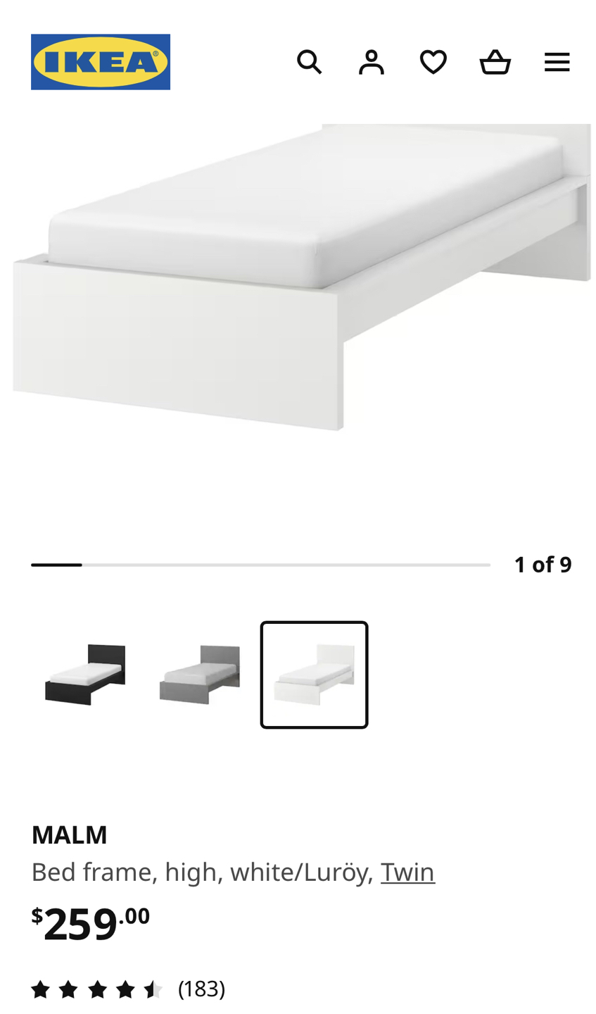 IKEA Twin Bed Set (Bed + Drawers + Box Spring +  Free Mattress) - photo 5