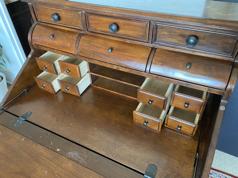 Secretary Writing Desk with Removable Hutch - photo 5