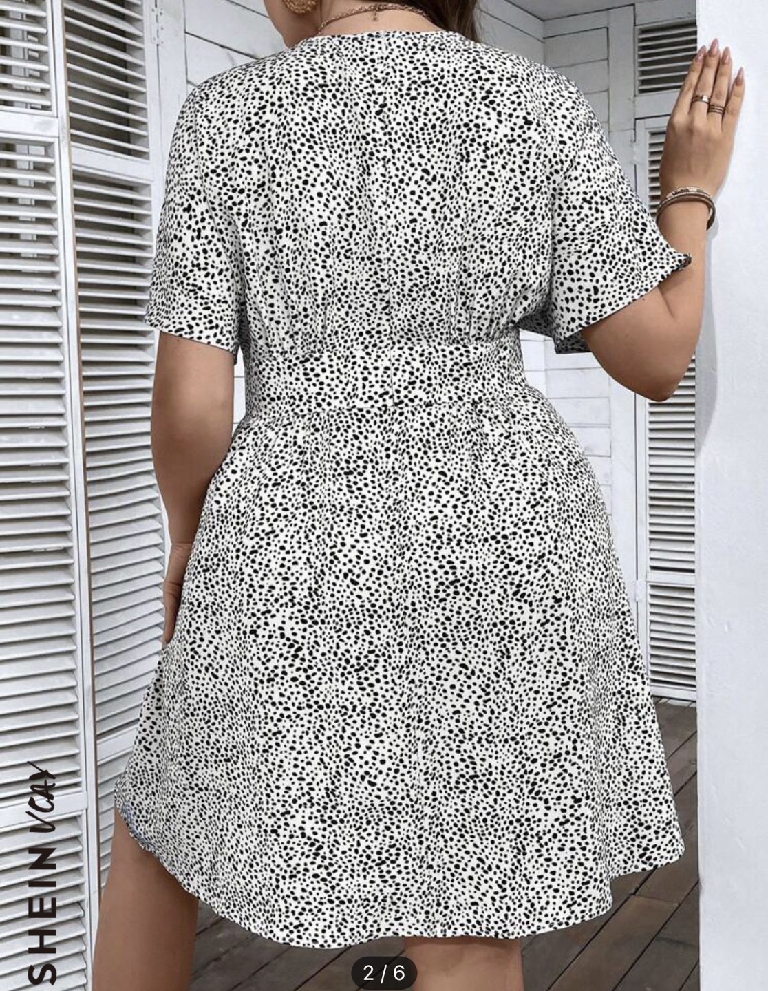 Dalmatian print dress - photo 2