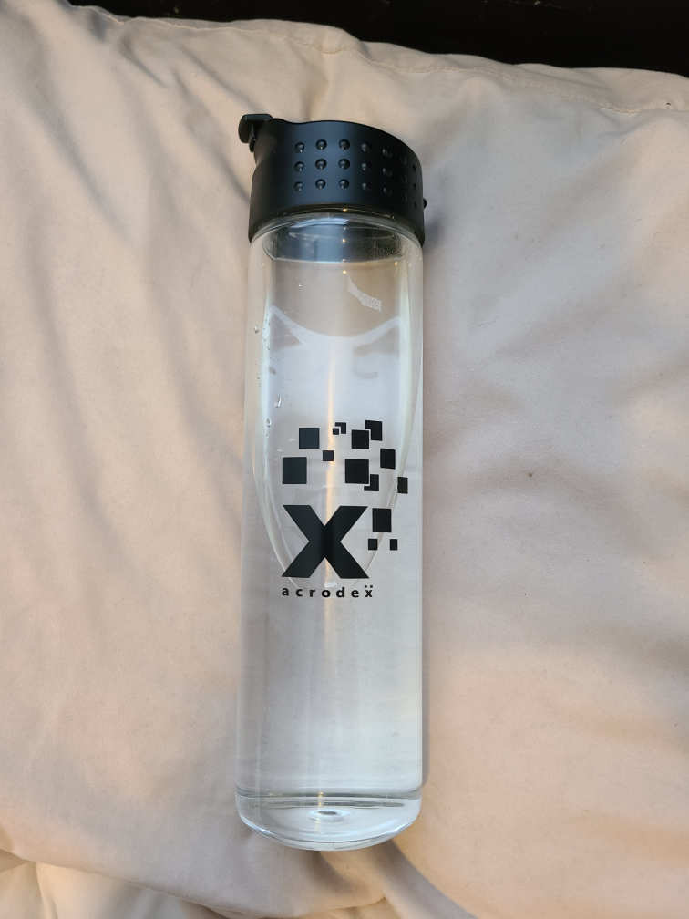 Free glass water bottle. #freecycle thumbnail