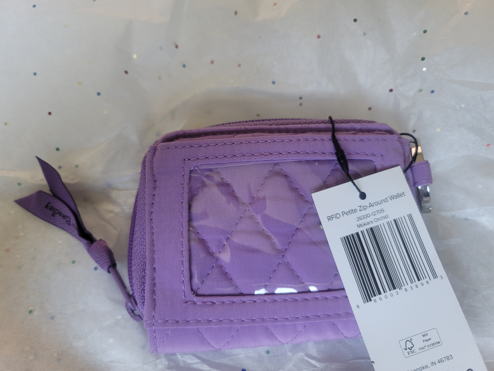Vera Bradley RFID Petite Zip-Around Wallet