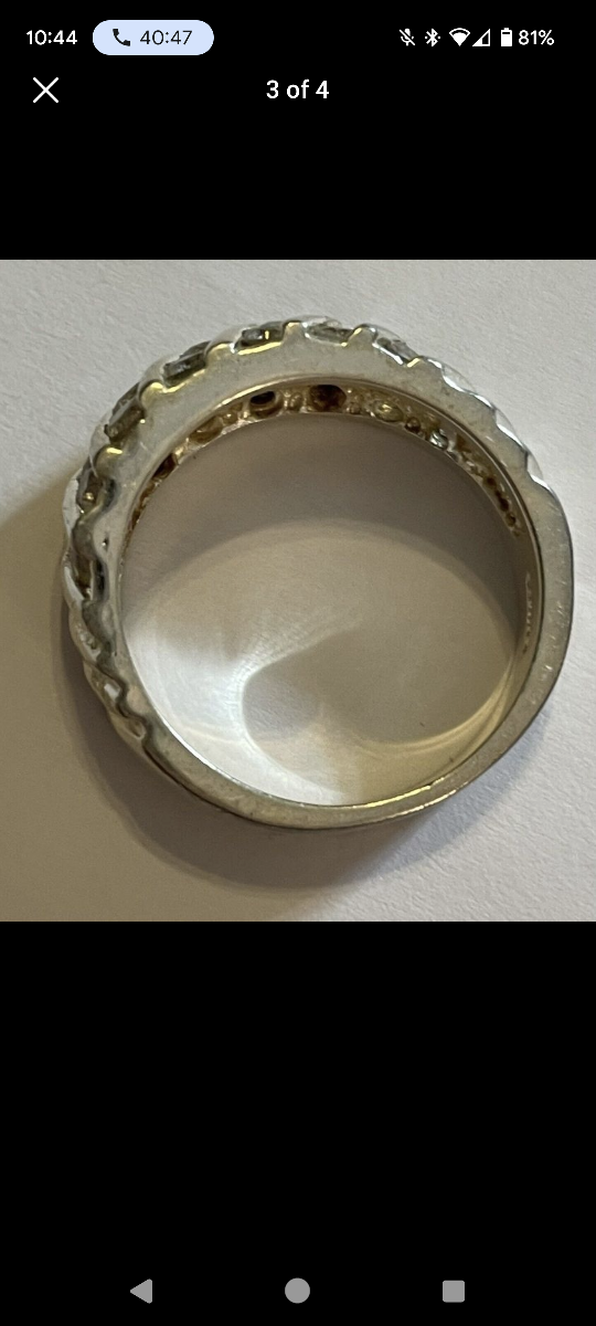 Multiple Sterling silver rings new and vintage  - photo 5