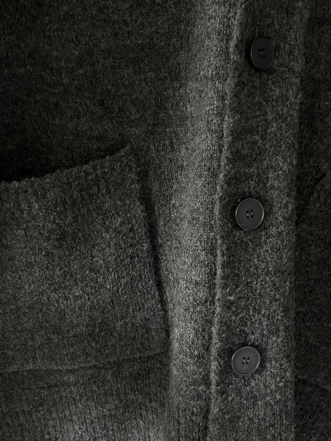Oak and Fort Charcoal Oversized Cardigan - photo 4