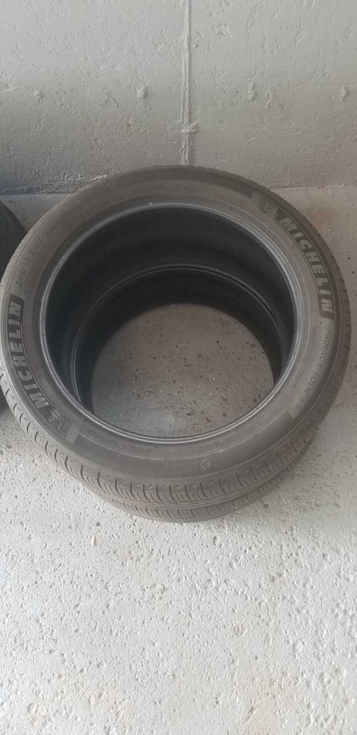Four Tires for sale 245/50 R20 Michelin tires thumbnail