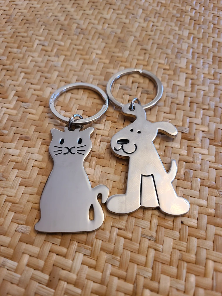 Things Engraved Cat & Dog keychains | NEW $10 for both image indicator(2)