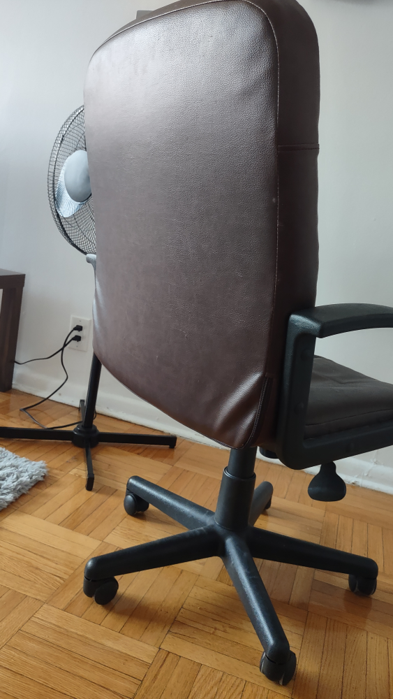 Classic Coffee Brown Revolving Office Chair - photo 3