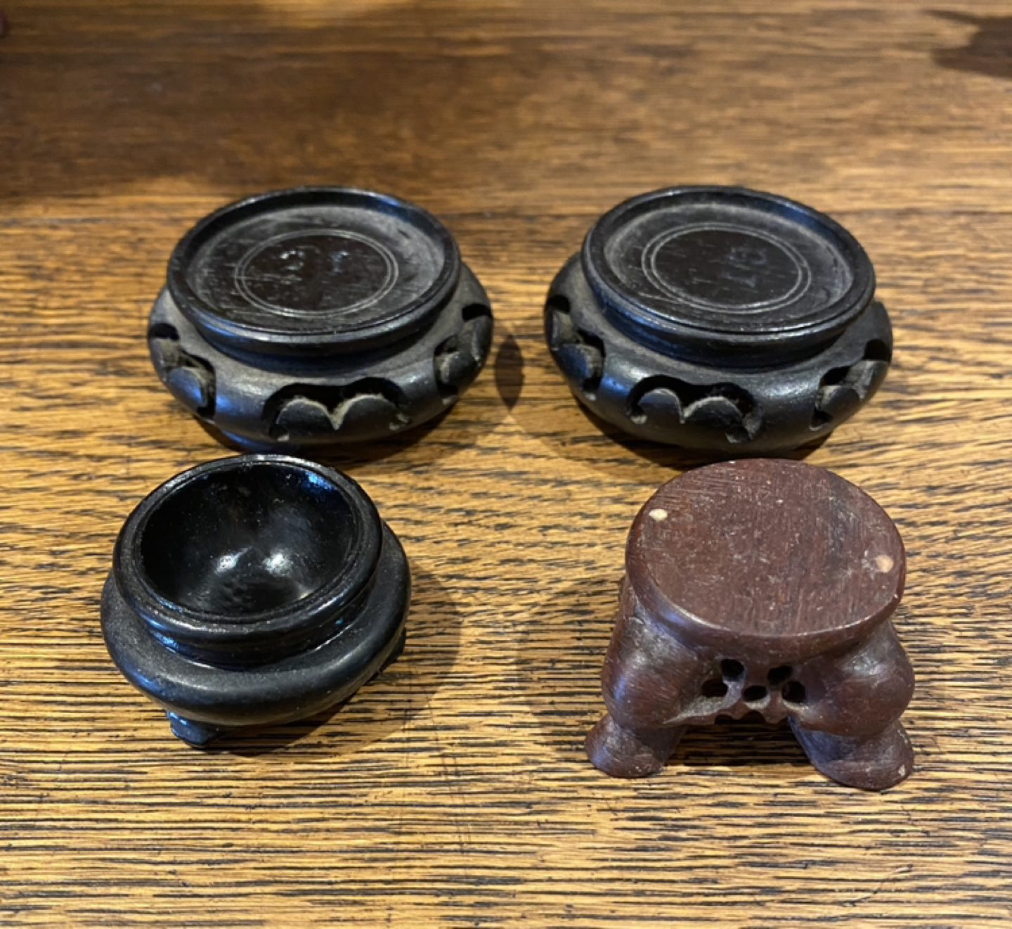 Four Chinese Wooden Stands (pick up Coxwell/Danforth) thumbnail