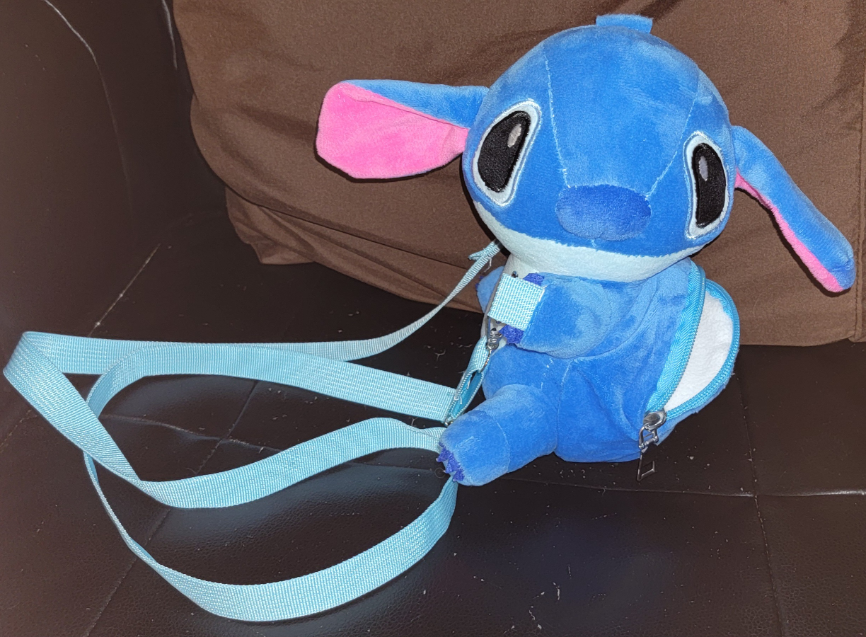 Lilo & Stitch Disney Plush Stuffed Animal Purse Bag
