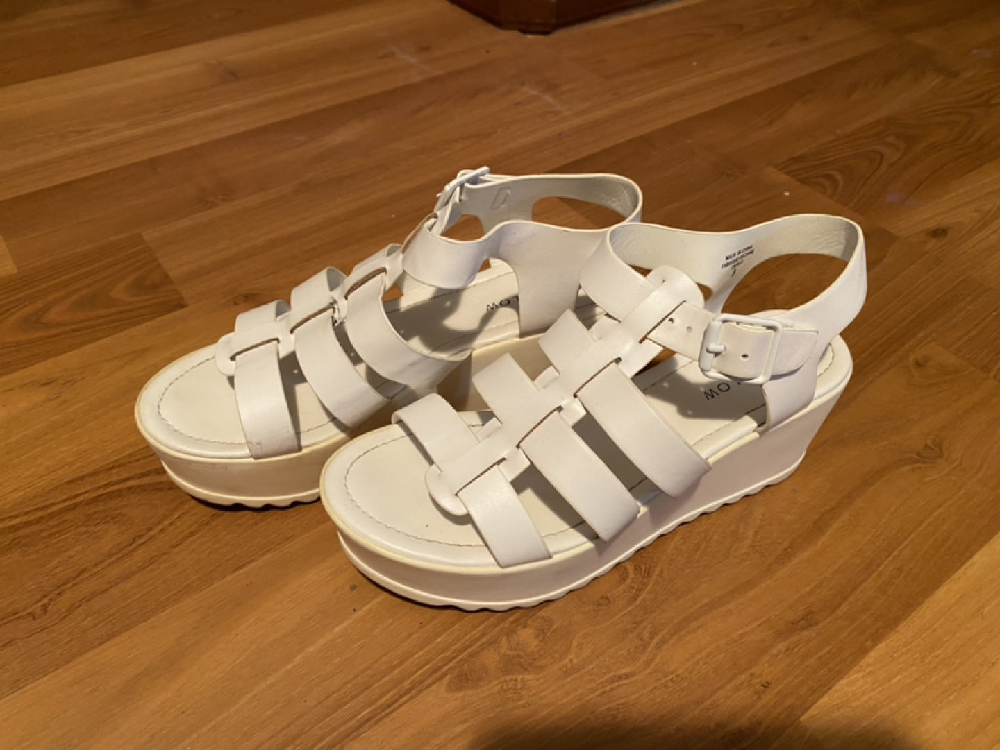 Platform summer shoes- size 8