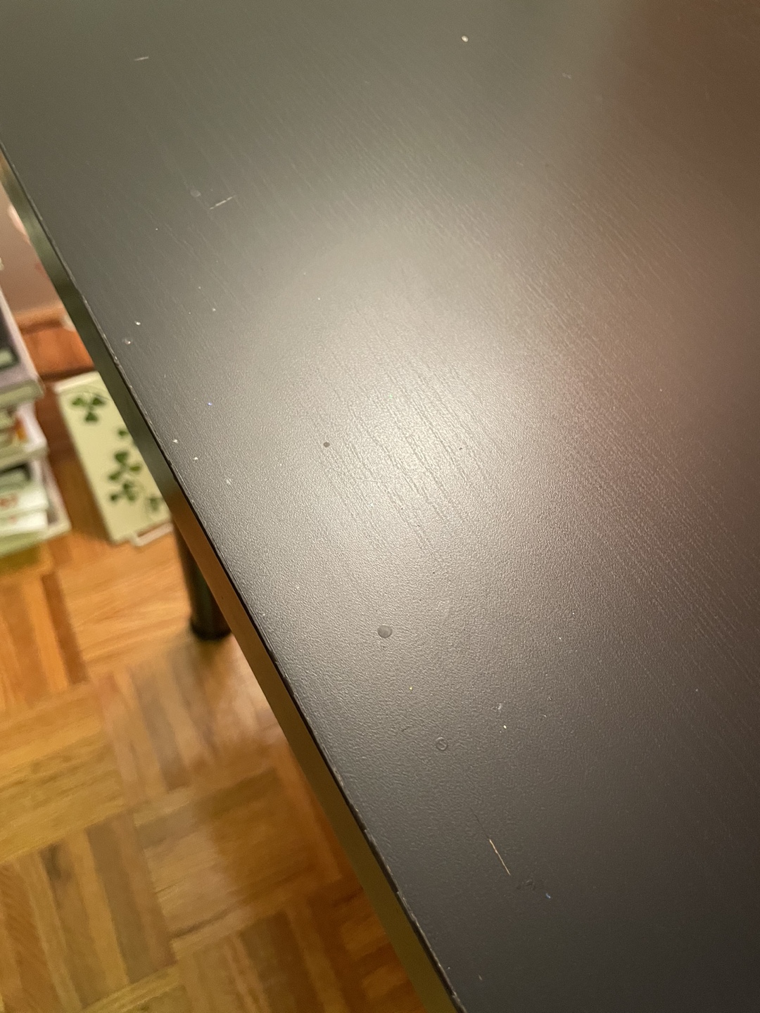 Black Ikea Desk + Legs - photo 4