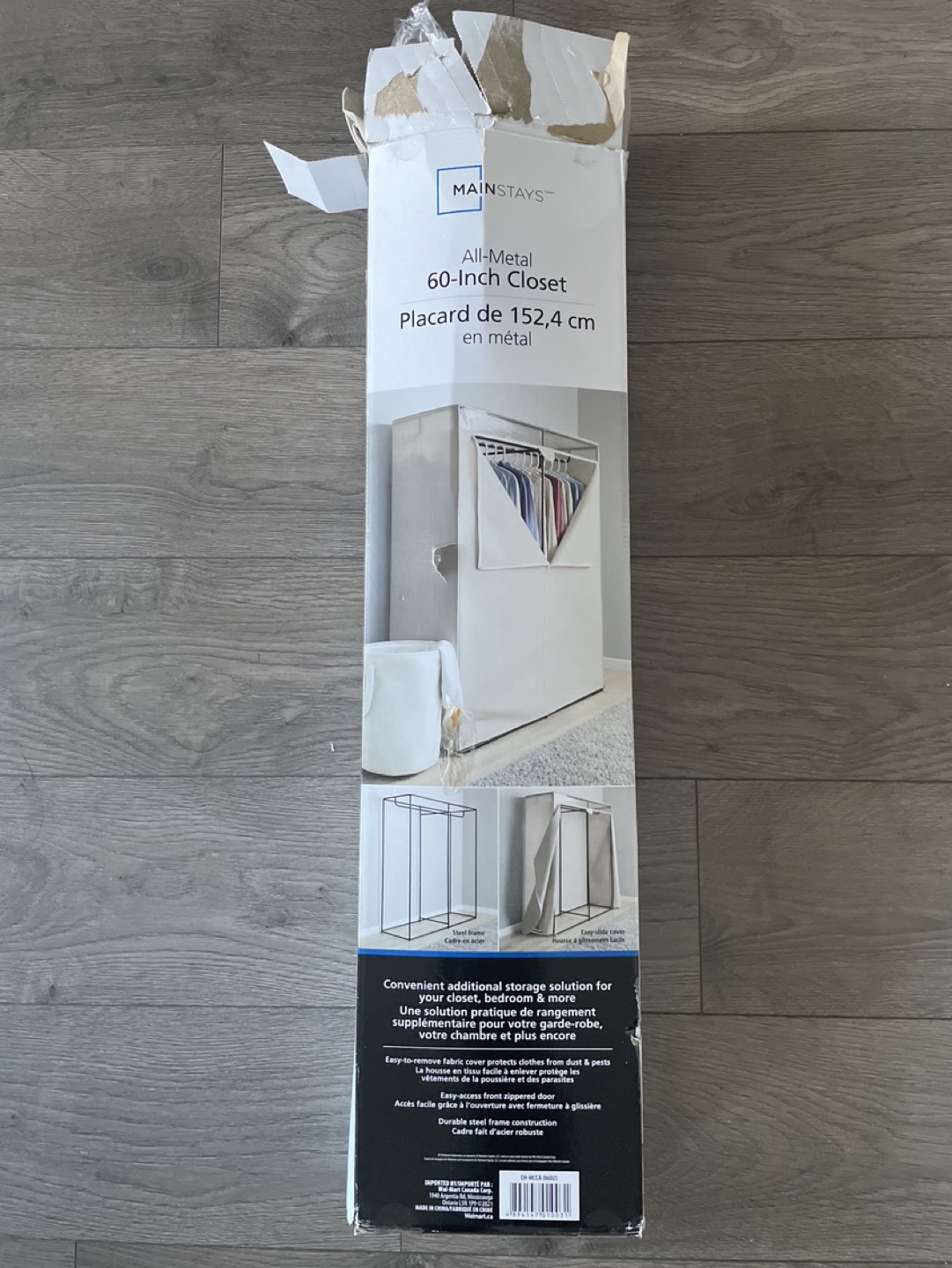 Mainstays 60-inch portable closet