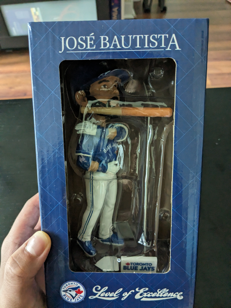 Jose Bautista Batflip Bobblehead thumbnail
