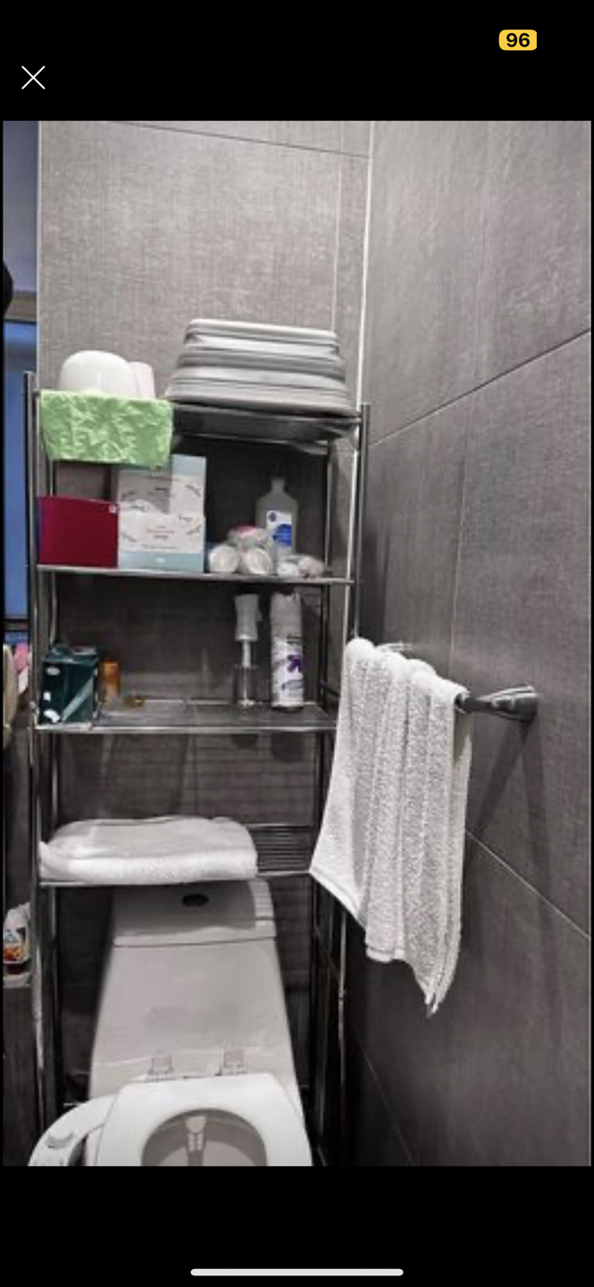 Honey-Can-Do 4-Tier Space Saver Shelf, Chrome,