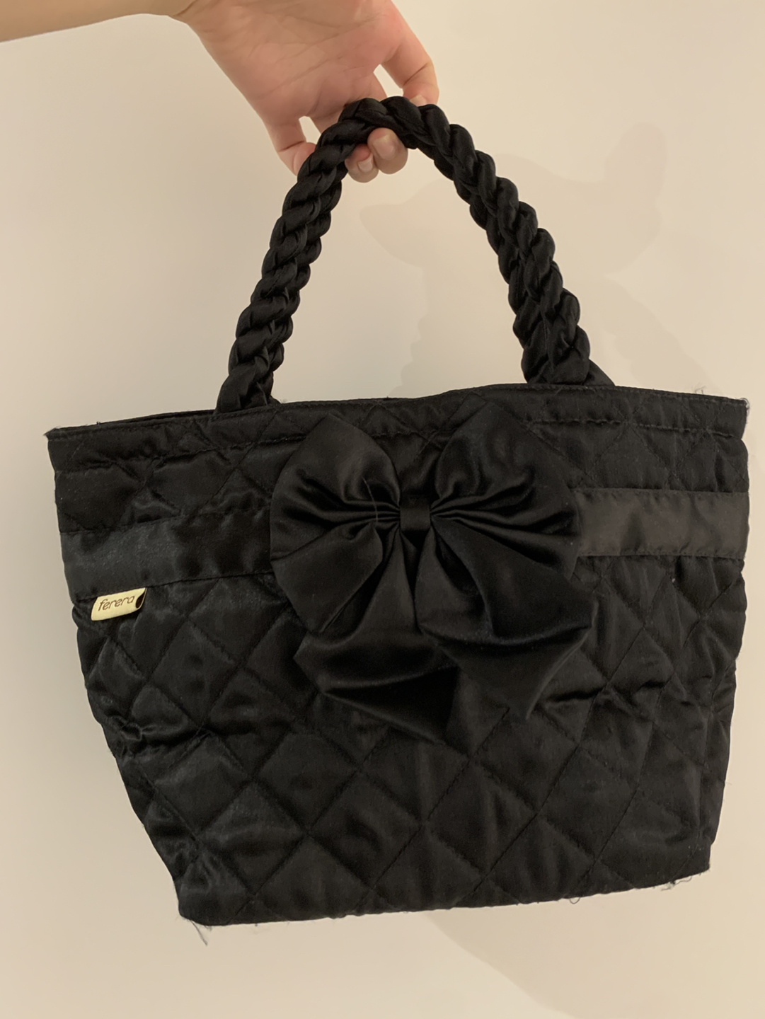 Insulated cute lunch bag with bow