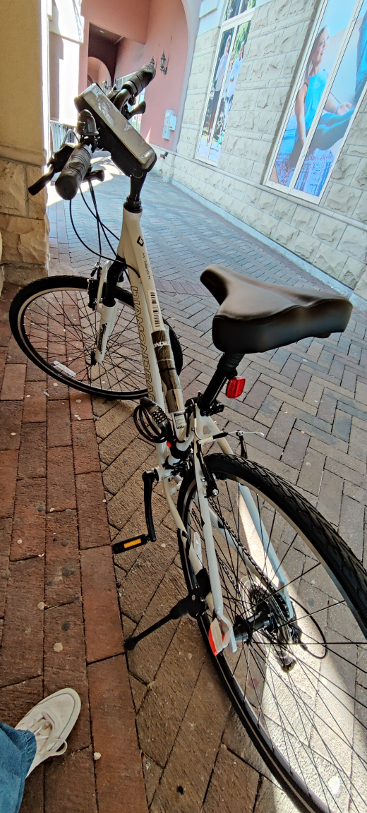 White hybrid bike for women frame size M 5ft - 5.5ft - photo 3