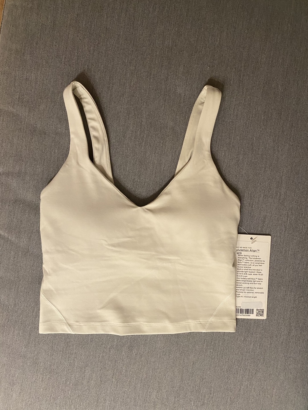New Lululemon Align Tank in Bone Size 2 - photo 2