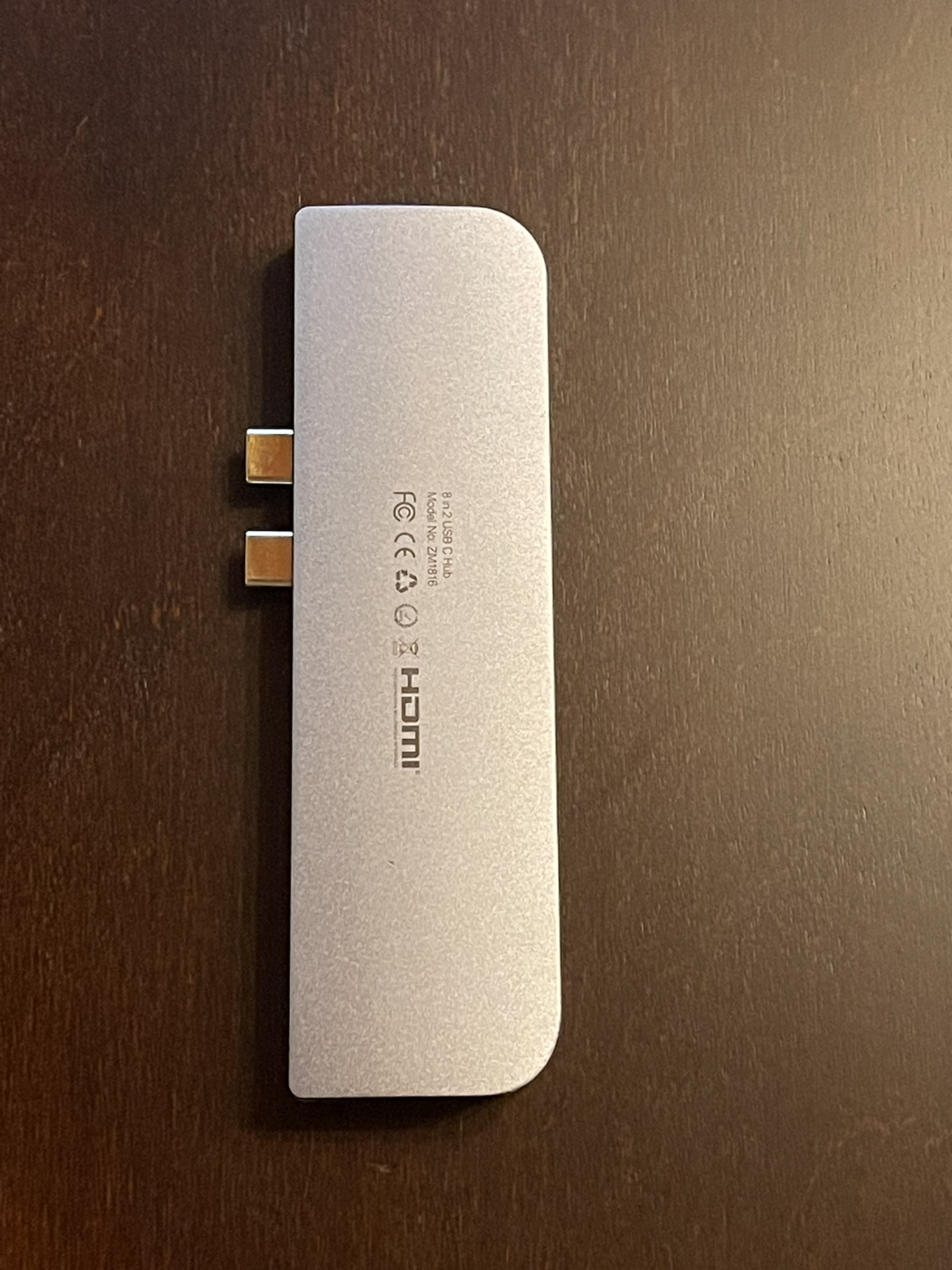 MacBook Docking Station: 8 in 2 USB C Adapter image indicator(9)