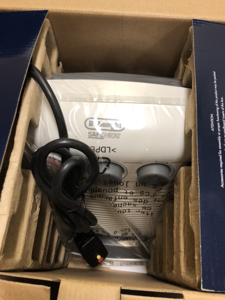 DeLonghi America HVF3555TB Bathroom Safe Fan Heater - photo 5