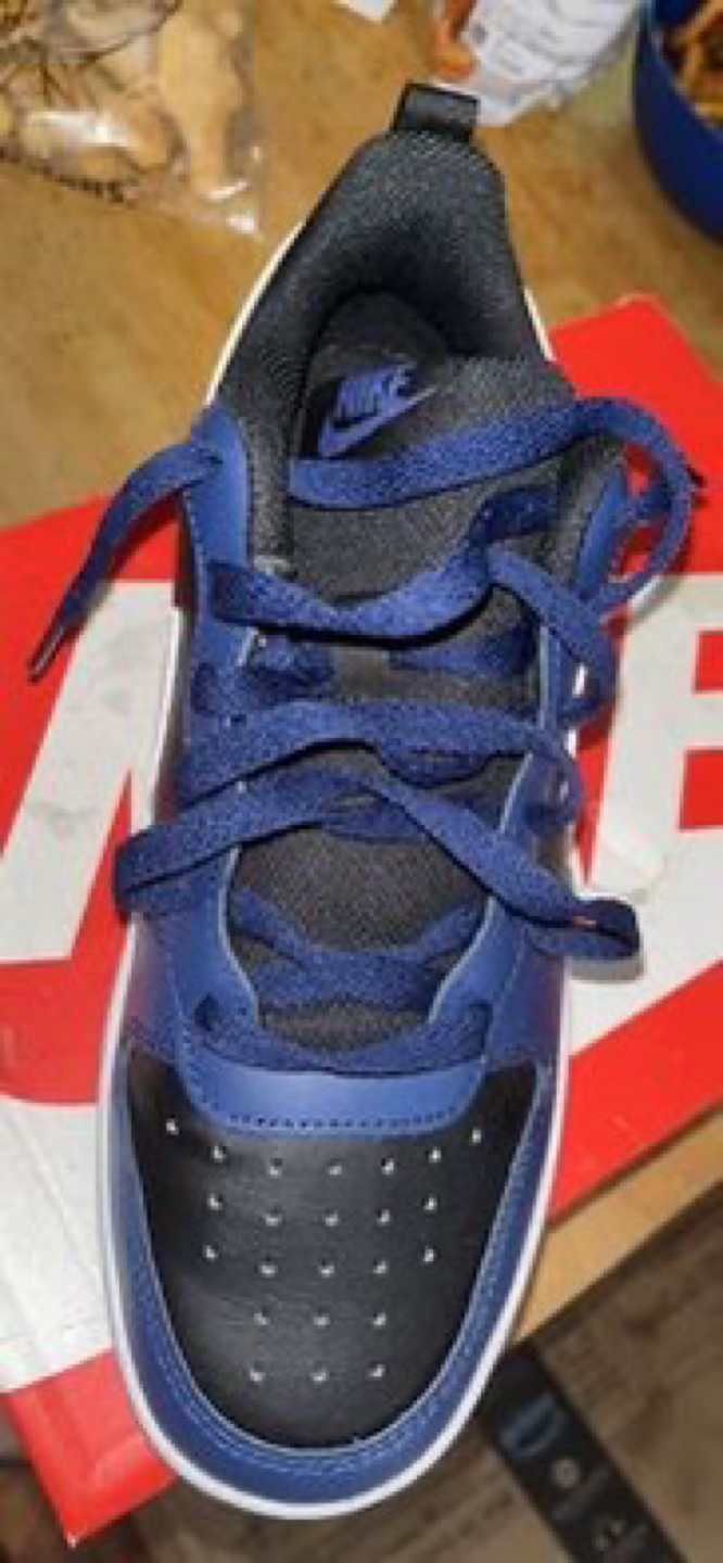 Court Borough Low 2 GS 'Midnight Navy Black' Nike - photo 2