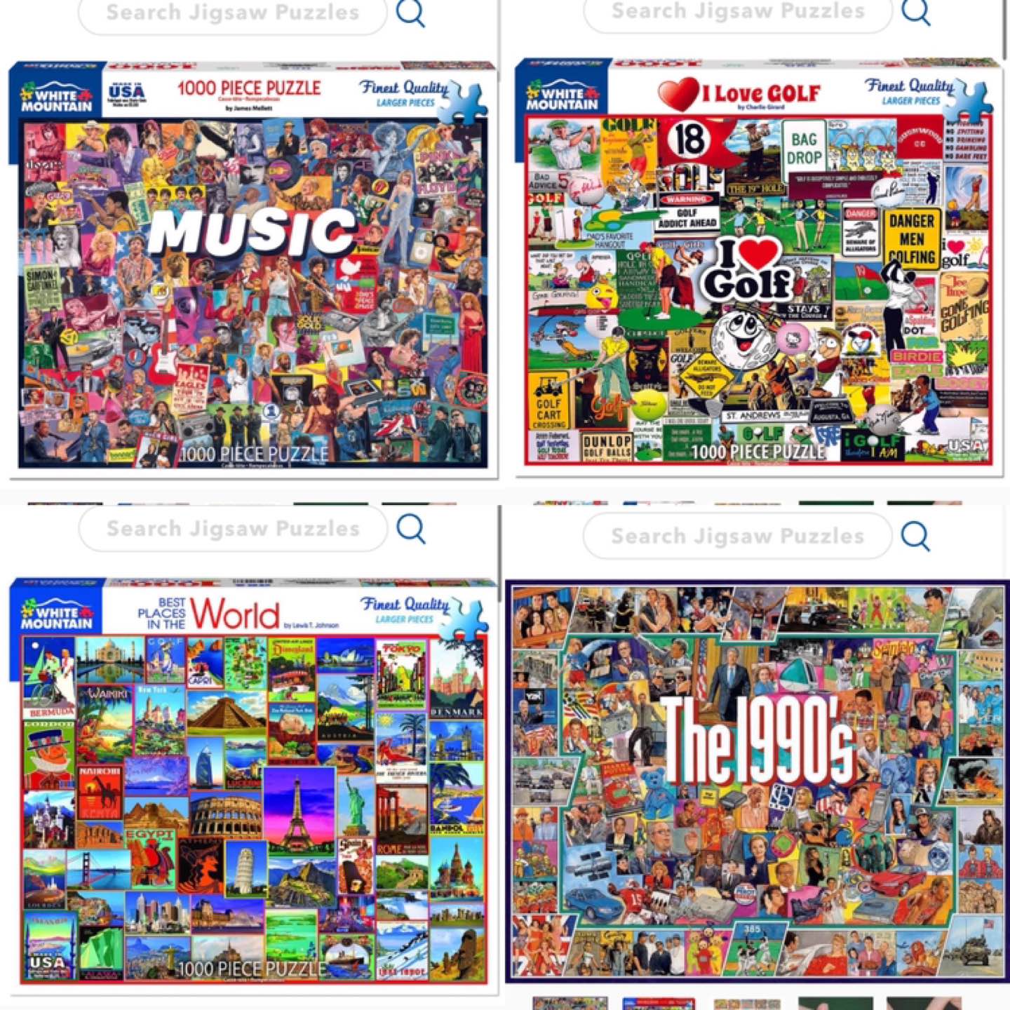 Jigsaw puzzles $10 each