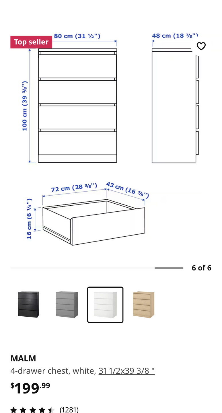 Halm ikea dresser lightly used thumbnail