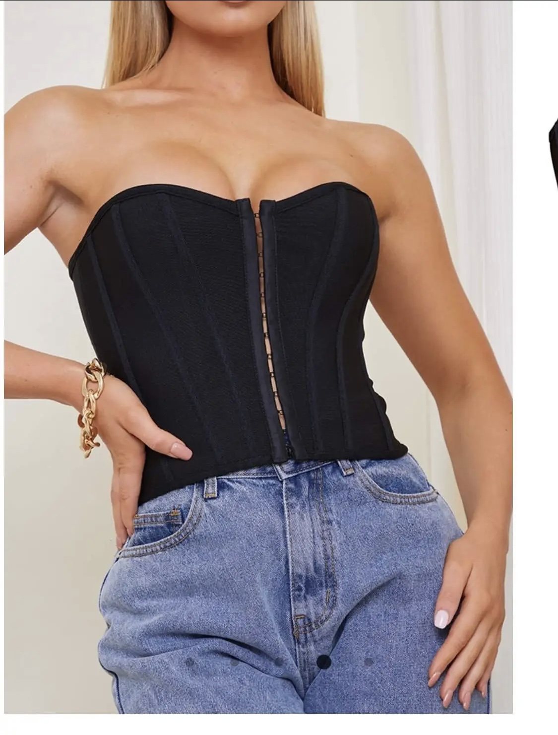 Black Corset - Size 4/(Small)