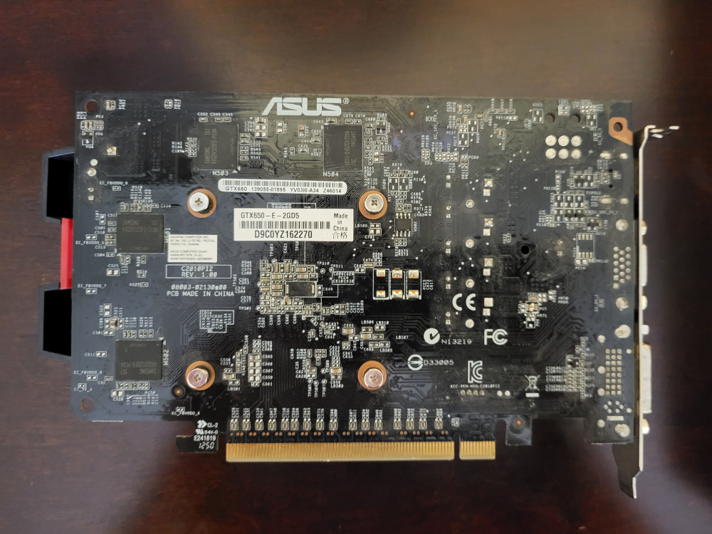 ASUS 2GB GDDR5 Memory Graphics Card GTX650-E-2GD5 image indicator(2)