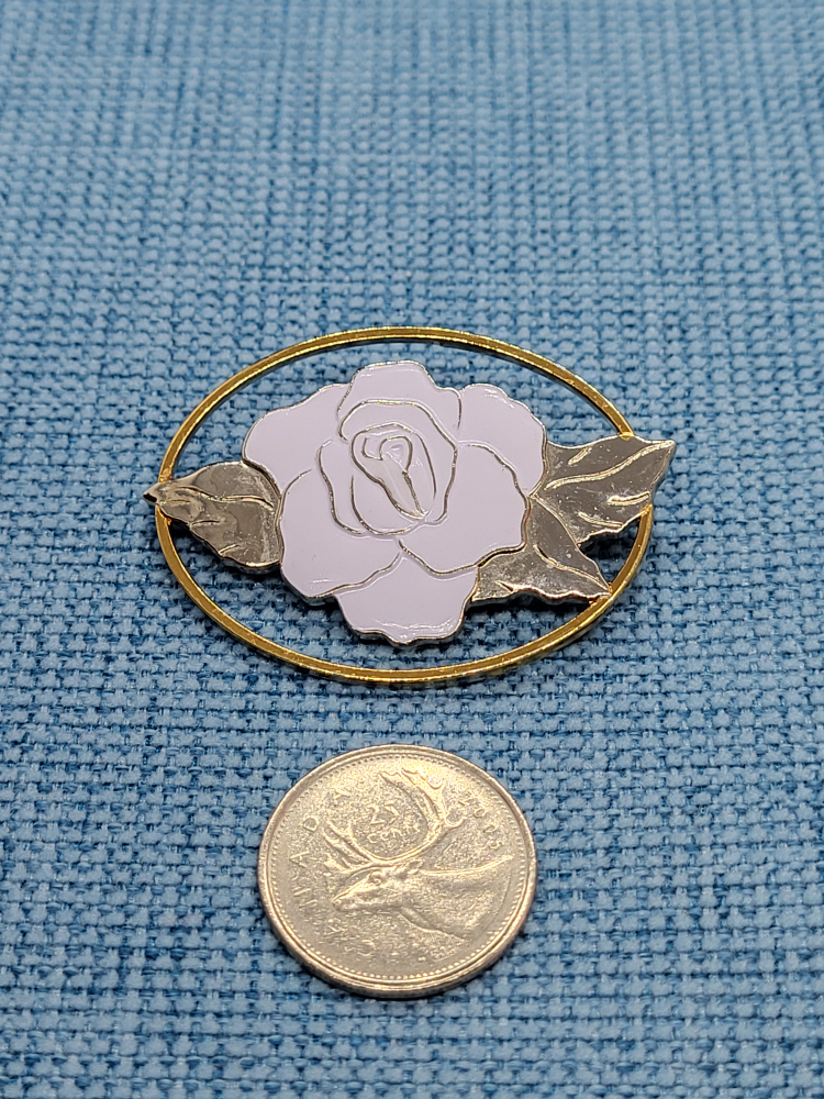 Vintage enamel brooch - photo 2