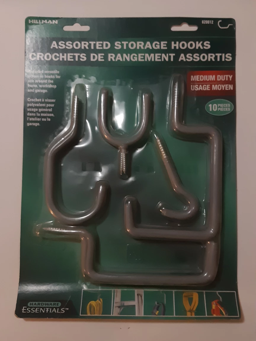 Storage garage hooks 