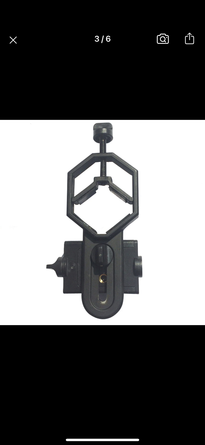 Felidio Universal Cell Phone Holder Telescope Mount Adapter image indicator(4)