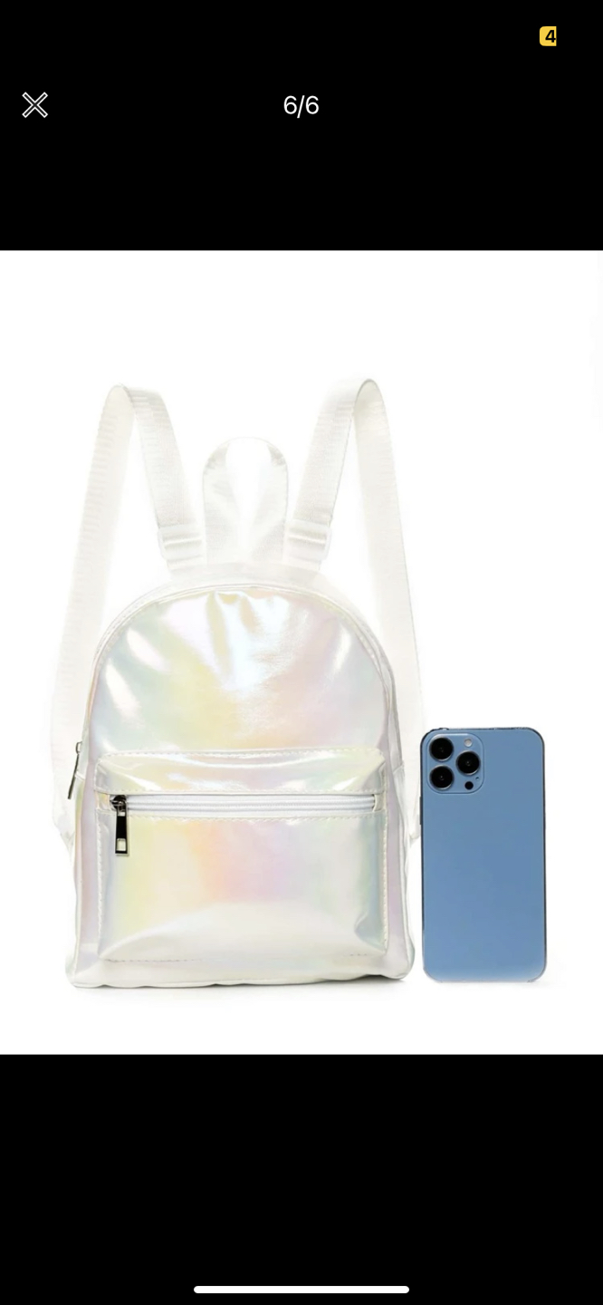 BNIB Holographic mini bag image indicator(5)