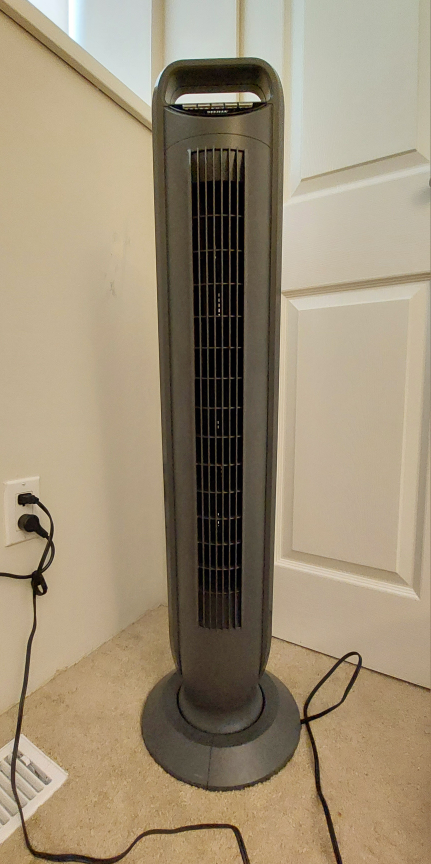 Oscillating Tower Fan, 5-Speed