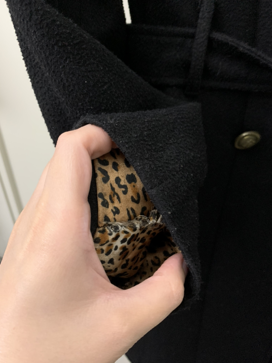 Long Black Coat S-M - photo 4