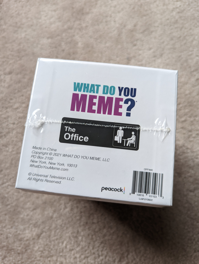 Brand New The Office What Do You Meme Game image indicator(2)