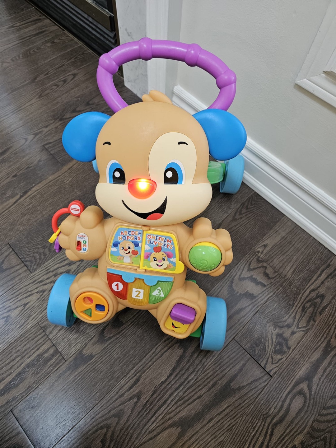 Musical baby walker