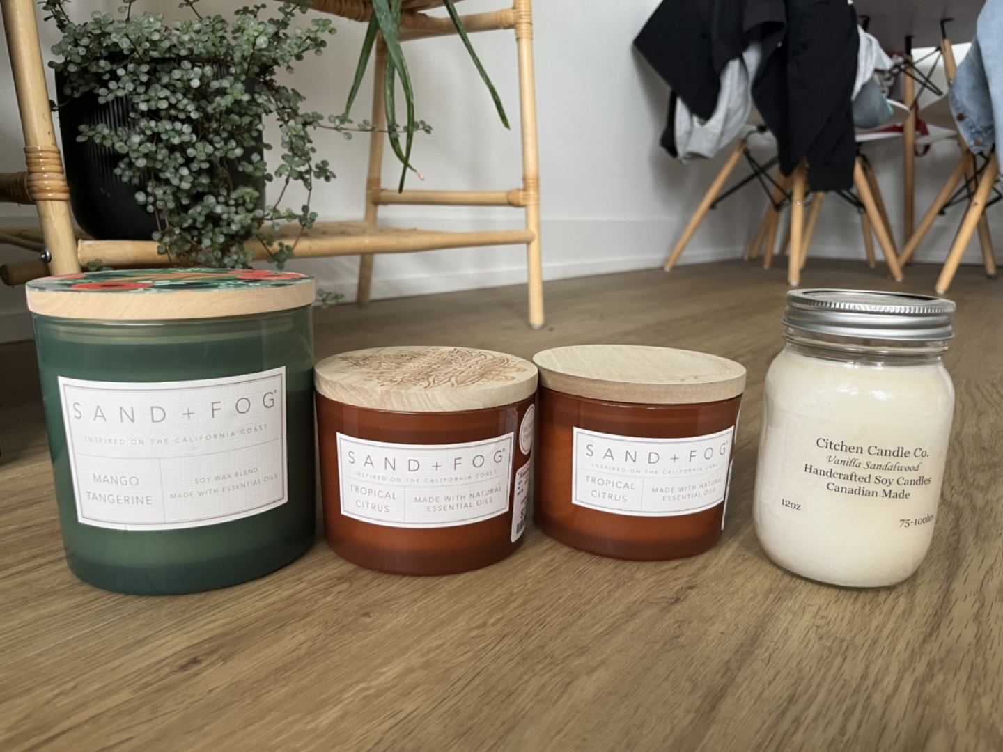 Sand and Fog, Citchen Candle Co and Yummi Candles