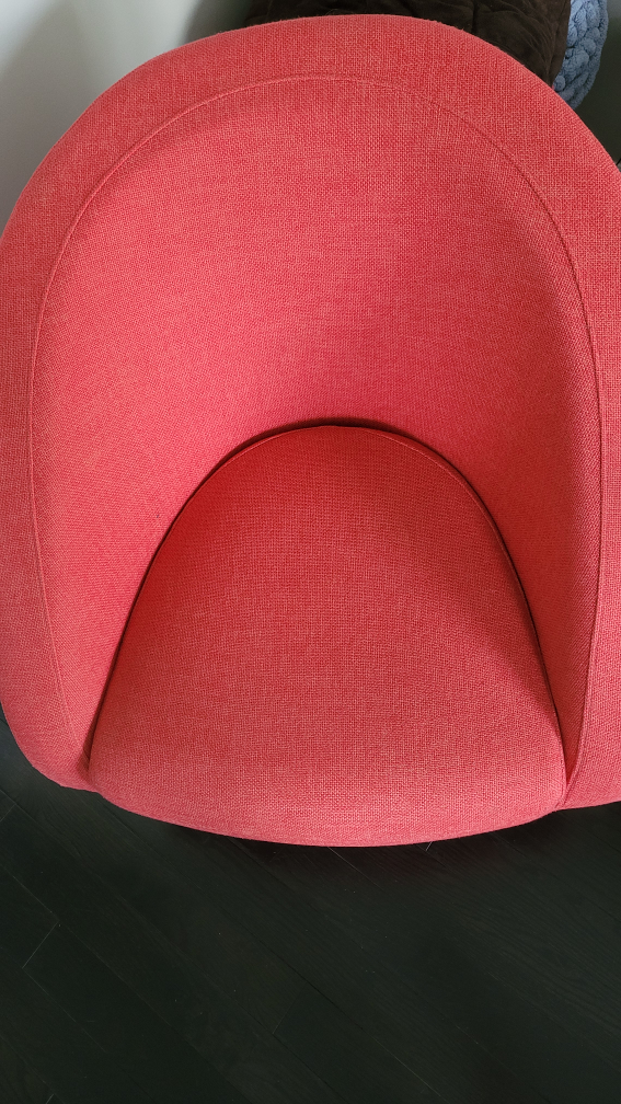 Red swivel accent chair - photo 2