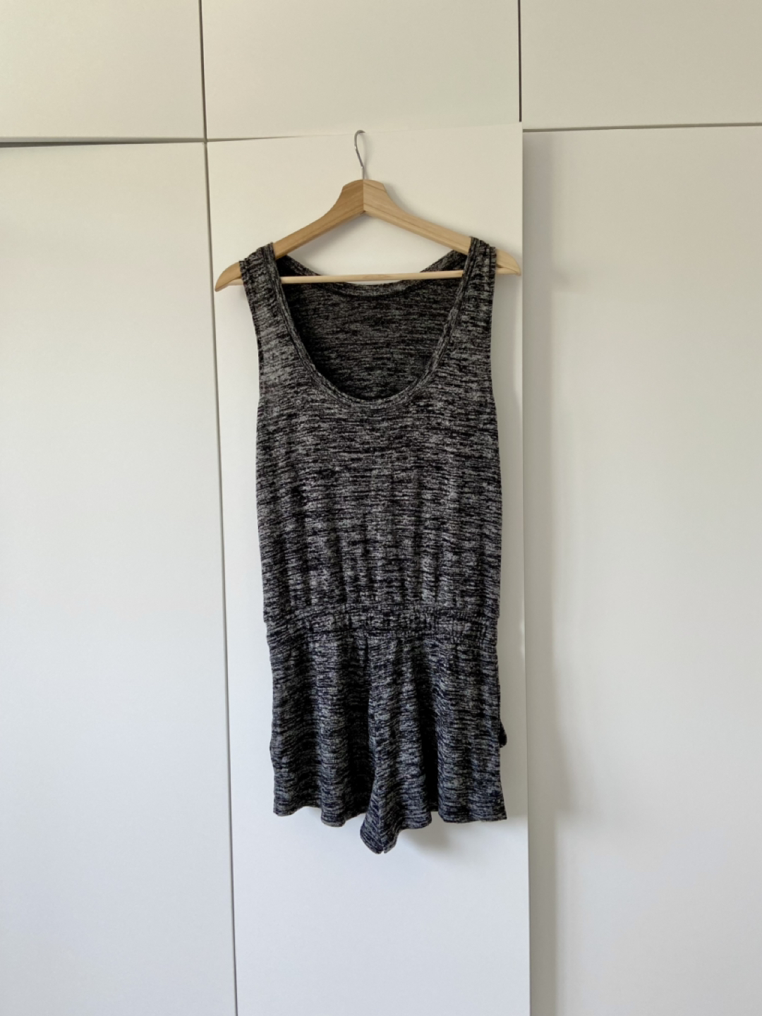 Aritzia Wilfred Free romper size XS black melange image indicator(2)