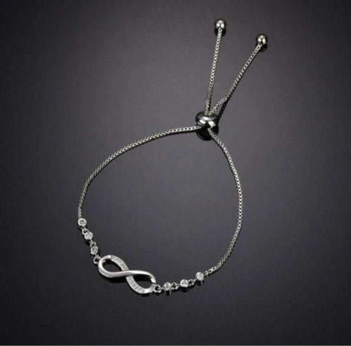 Infinity  Silver Bracelet thumbnail