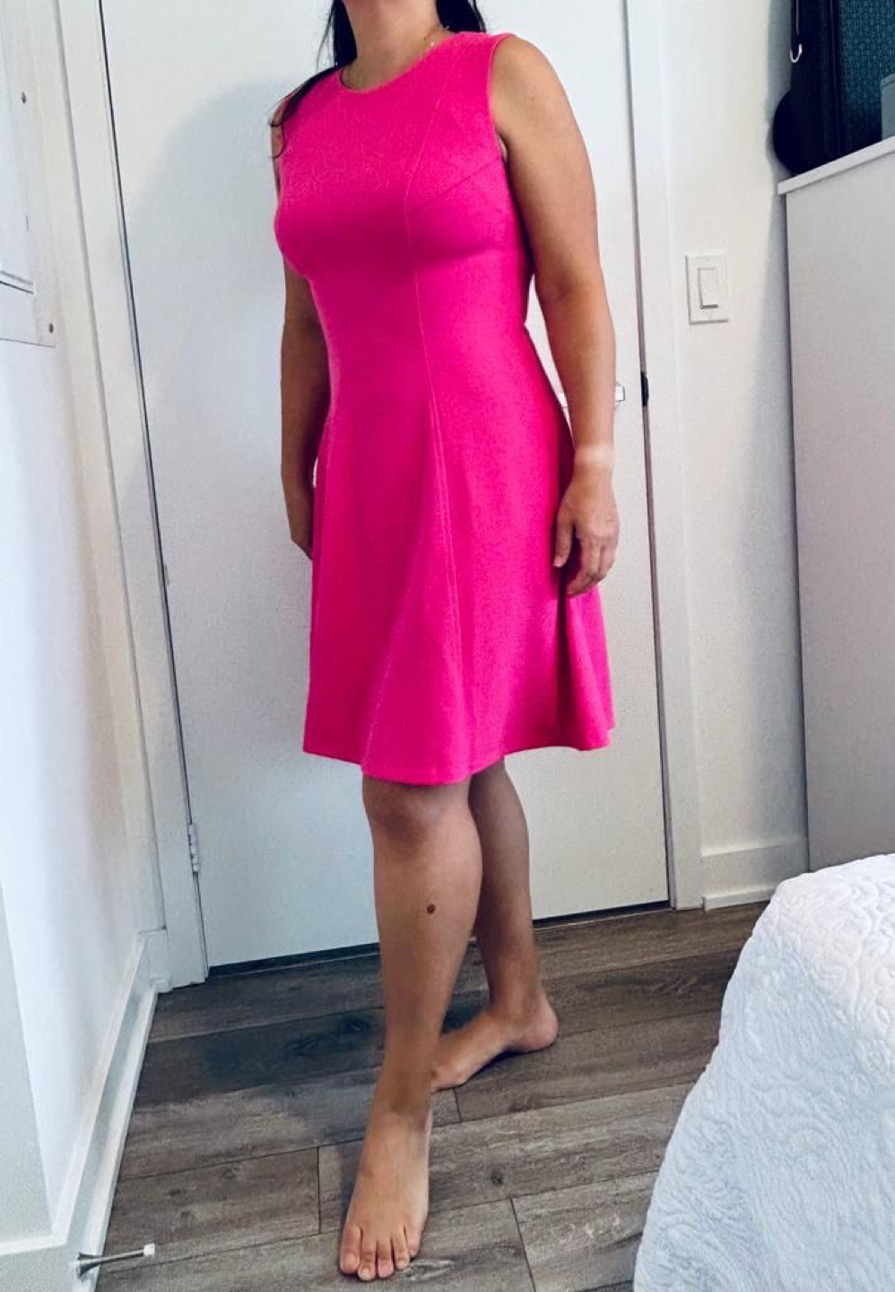 Pink dress Tommy size 8 - never used