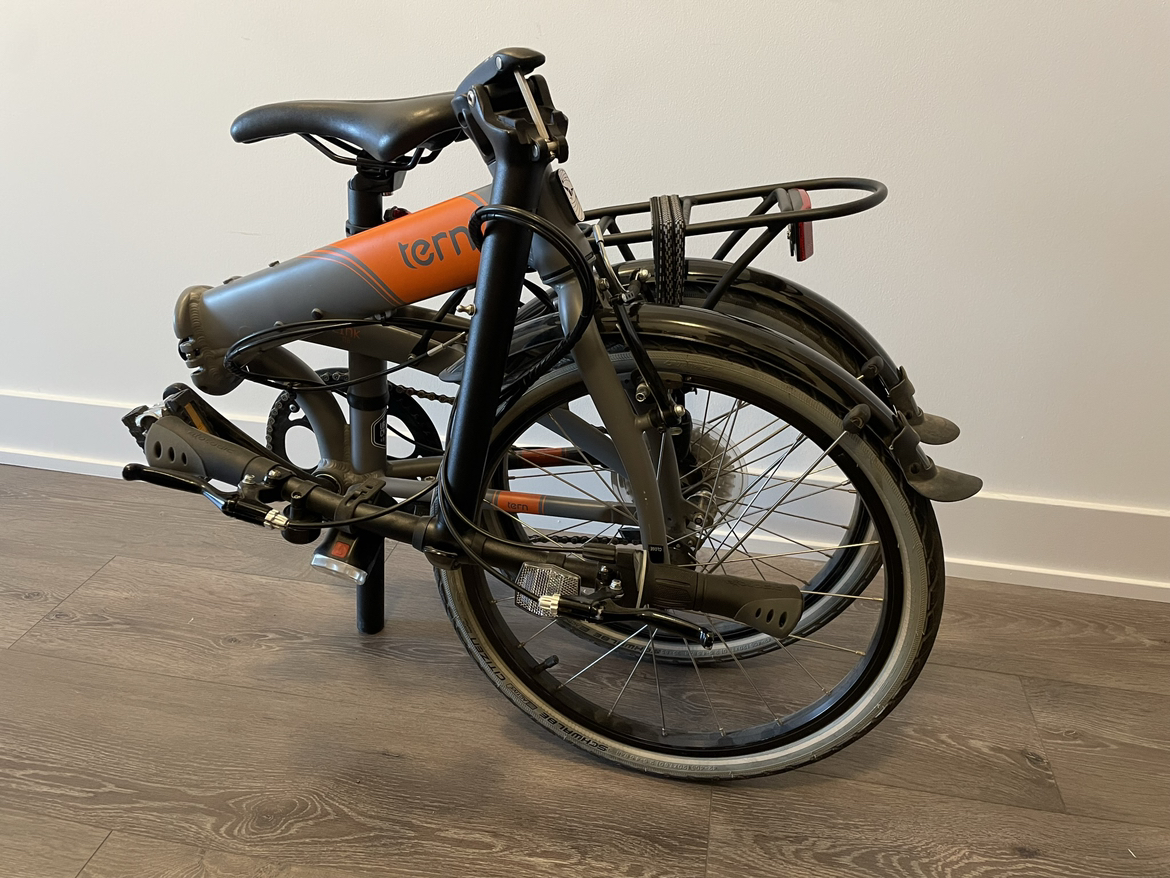 Tern link D8 premium foldable bike (grey/orange) - photo 2