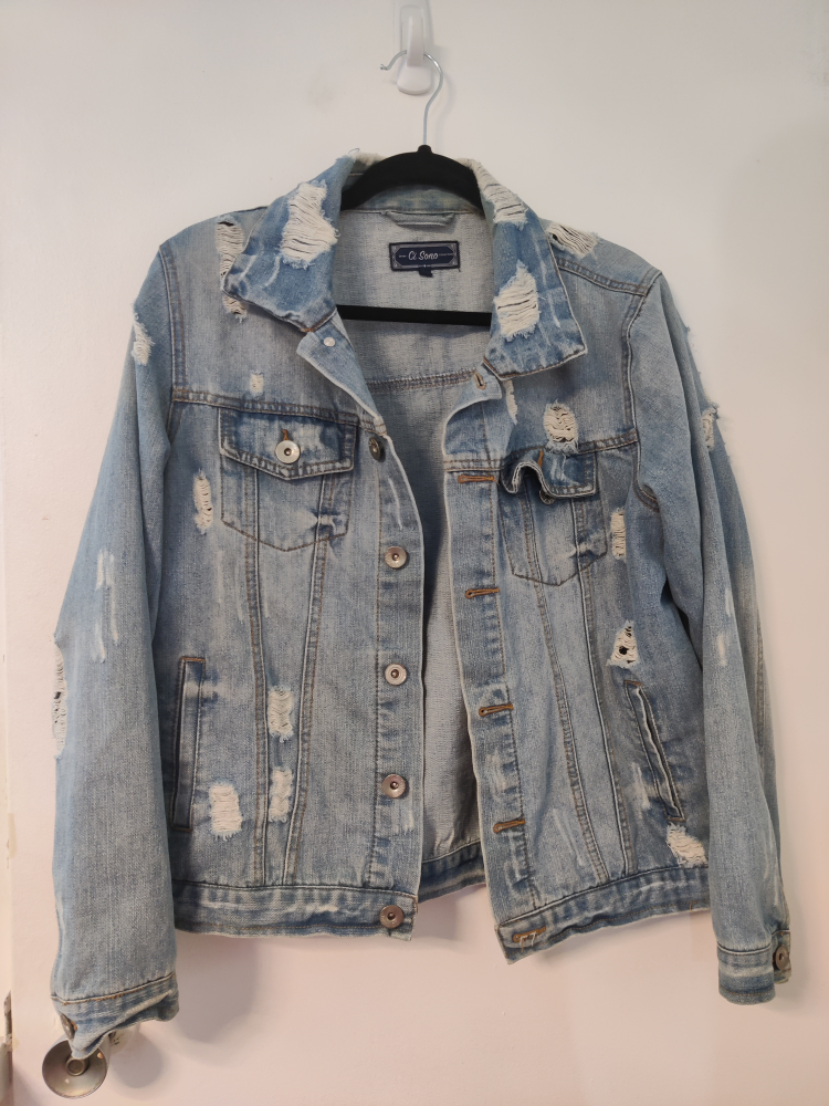 Distressed Jean Jacket