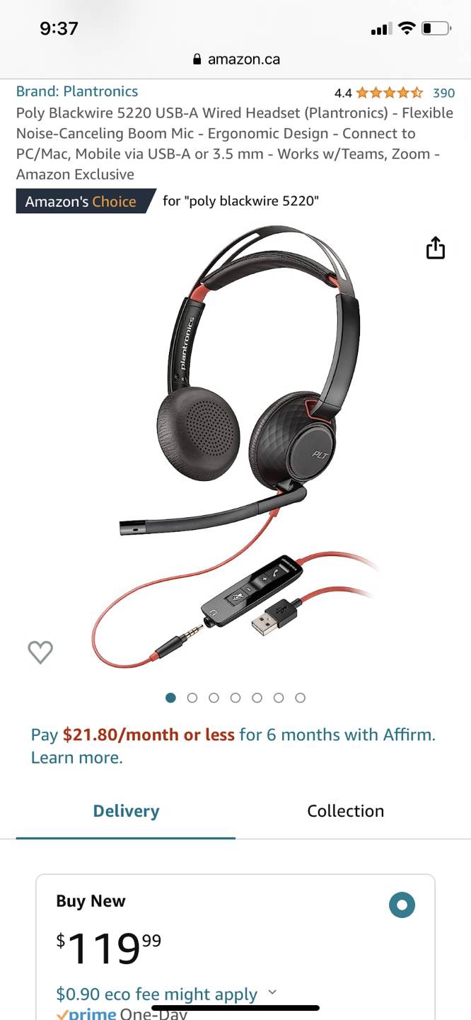 Brand new headset thumbnail
