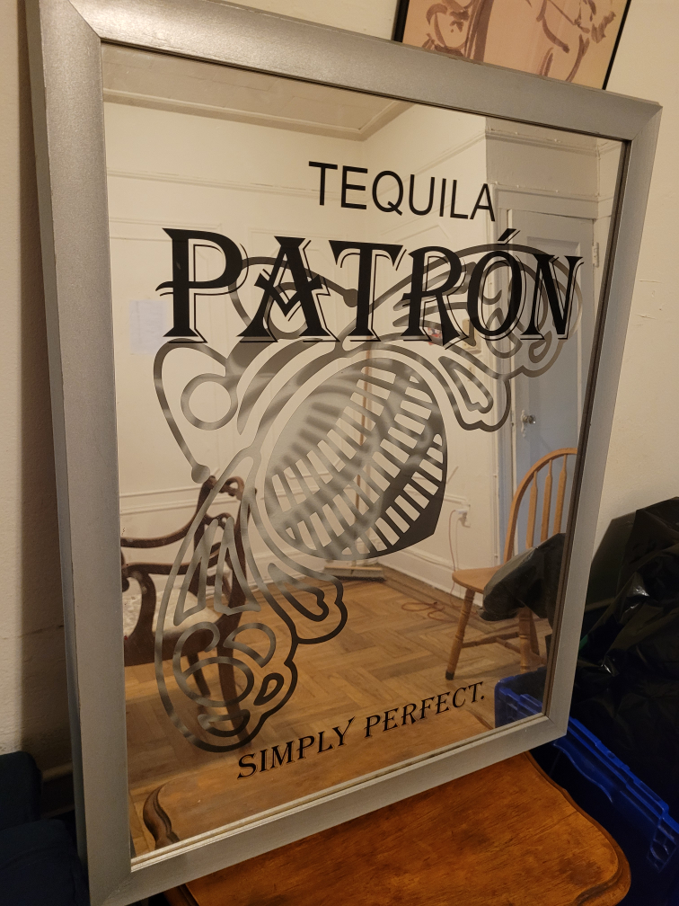 Tequila Patron Mirror