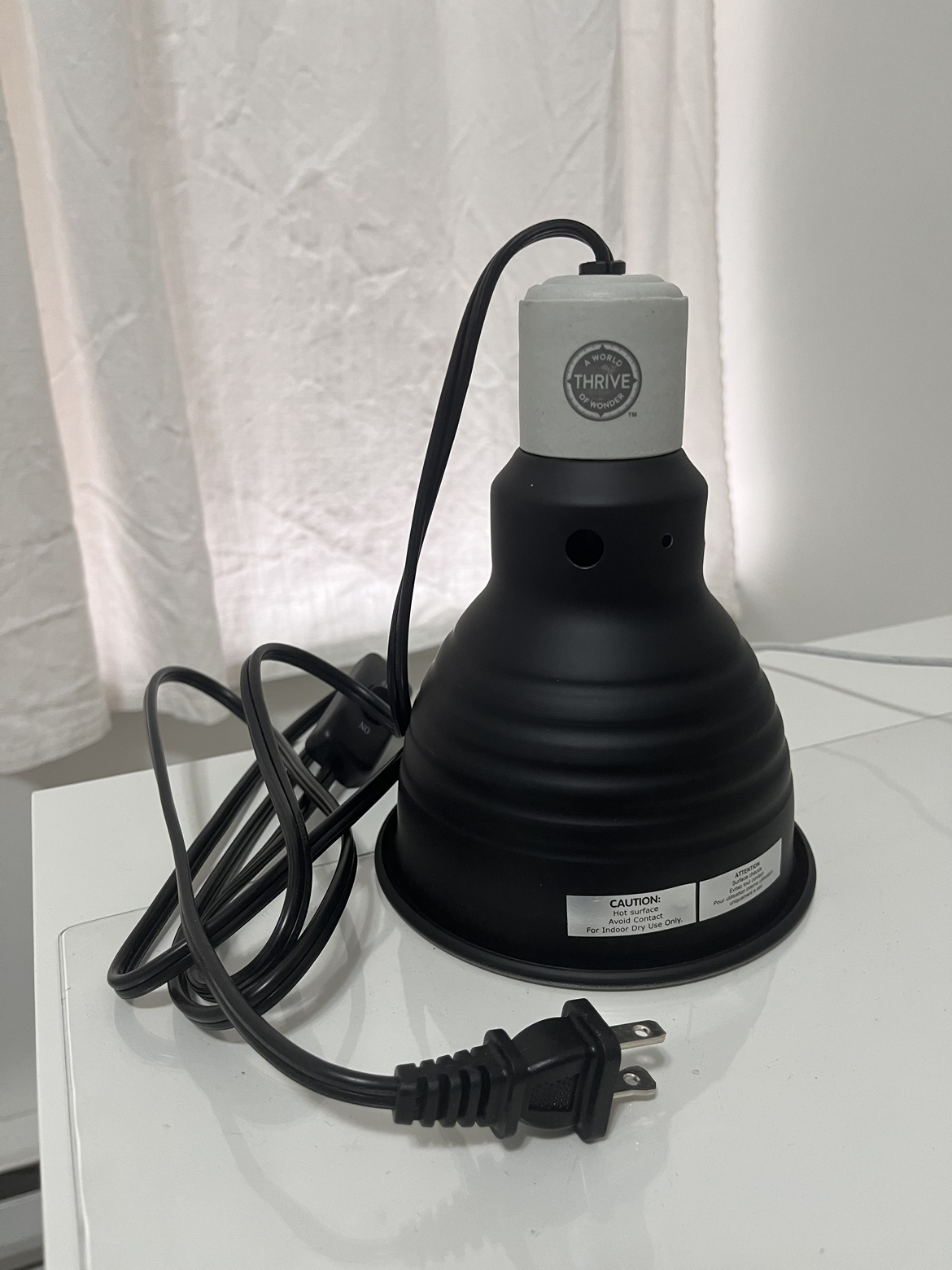 Thrive Reptile Terrarium 5.5 inch Dome Lamp w/Switch - photo 2
