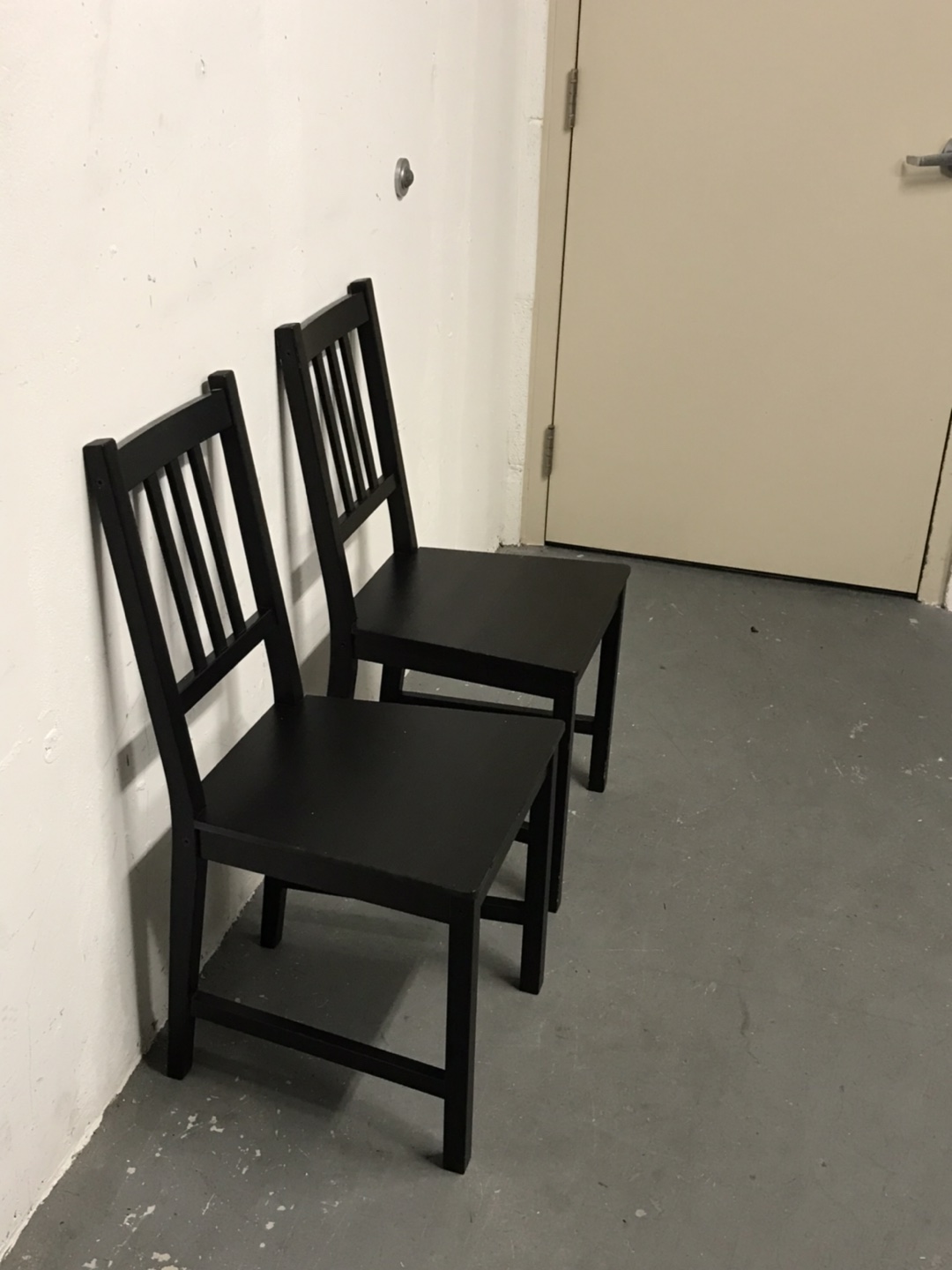 Pair Of IKEA STEFAN Chair Great Condition brown-black - photo 2