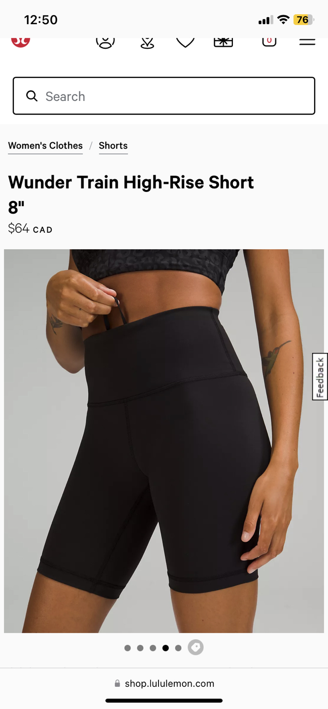 Lululemon Wunder Train HR Short 8” image indicator(3)