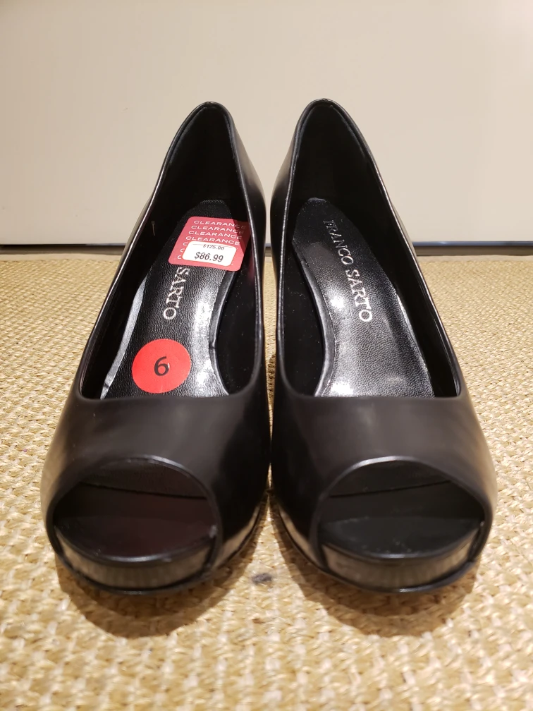 Franco Sarto Black Heels thumbnail
